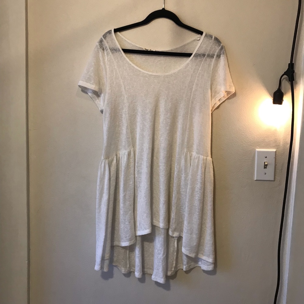 Sheer White Tunic